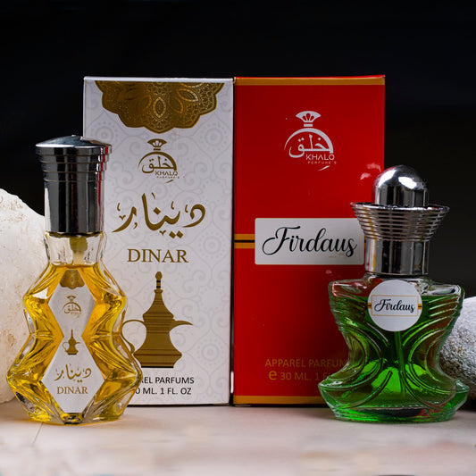 Set of 2 Perfumes - Dinar and Firdaus