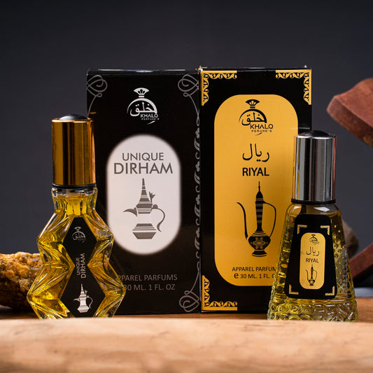 Set of 2 Perfumes - Unique Dirham and Riyal