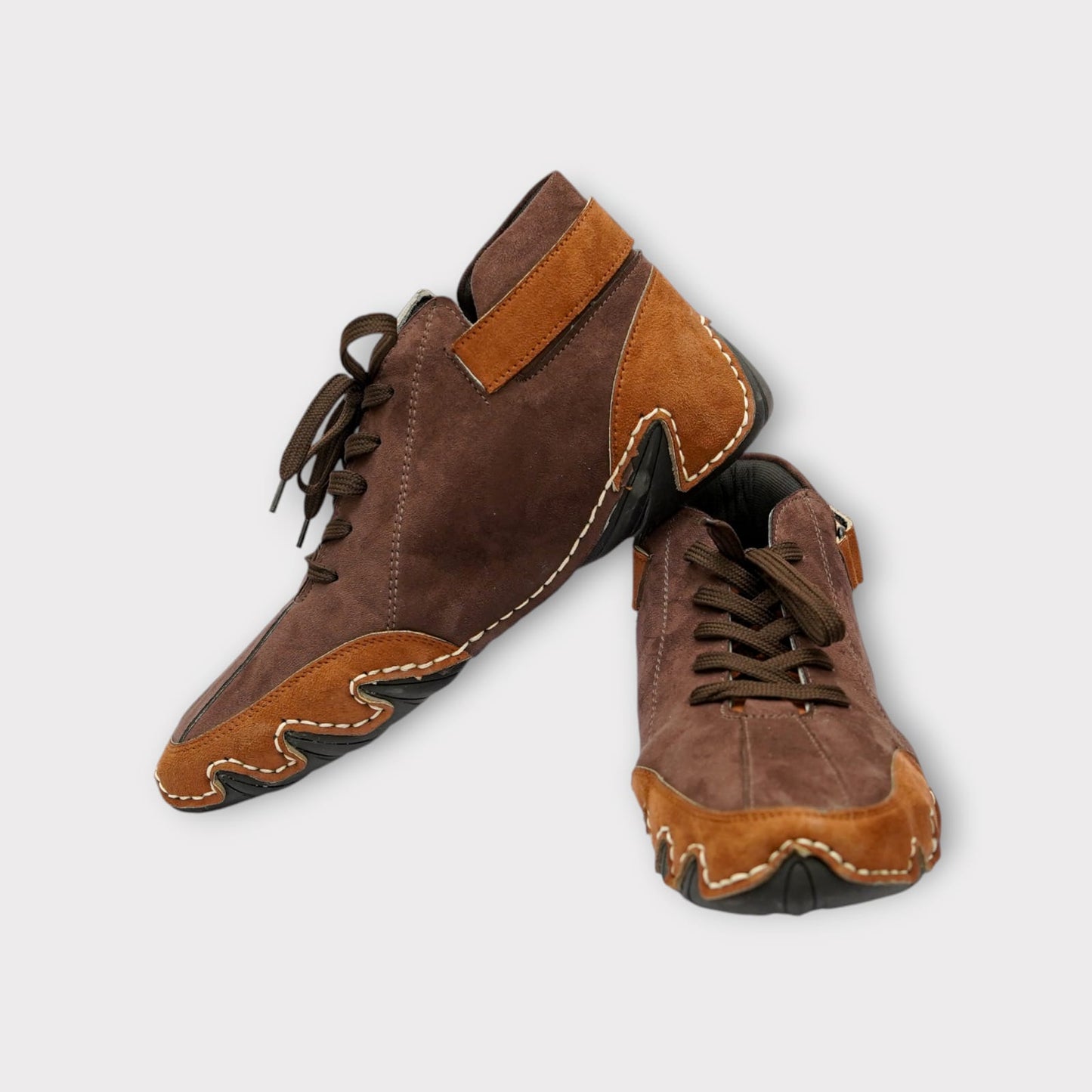 Trail Blaze Brown Laceup Sneakers