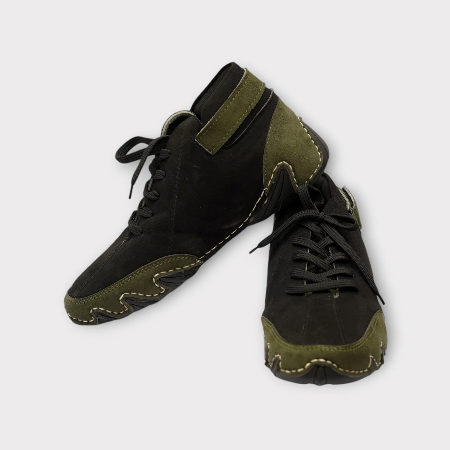 Trail Blaze Olive Laceup Sneakers